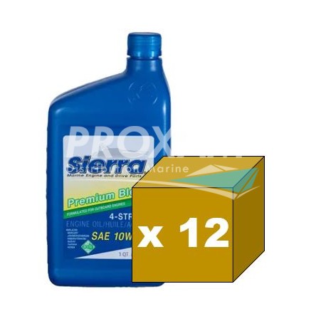 HUILE MOTEUR 10W30 SIERRA MINERALE 946ML (CARTON DE 12)