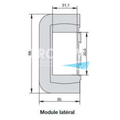 MODULE D'ENCASTREMENT ETA LATERAL