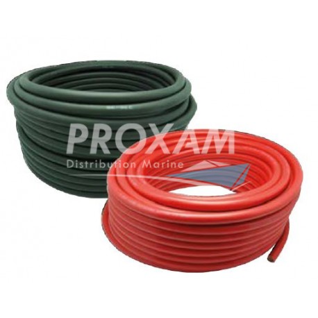 CABLE DE BATTERIE SOUPLE 50MM² COURONNE 10M ROUGE